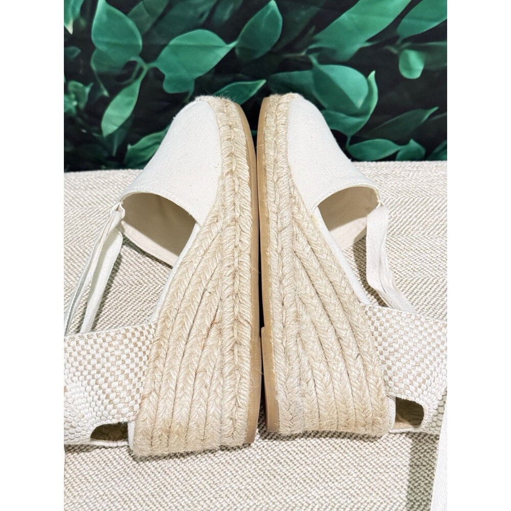 Espadrilles Ankle Tie Wedge Espadrilles EU 40 US 9 Made in Spain - Picture 4 of 8